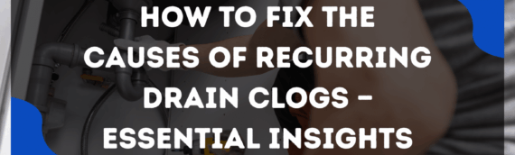 How to Fix the Causes of Recurring Drain Clogs — Essential Insights