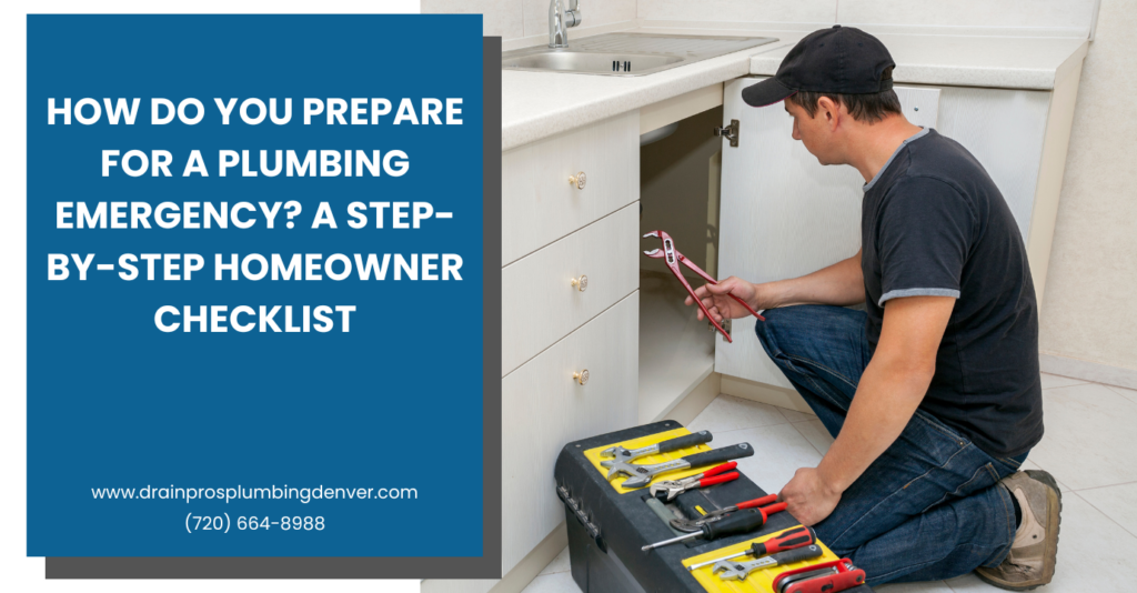 how to prepare for a plumbing emergency
