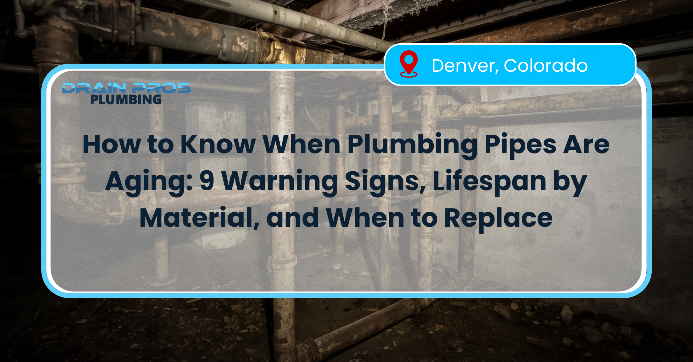 how to know when plumbing pipes are aging