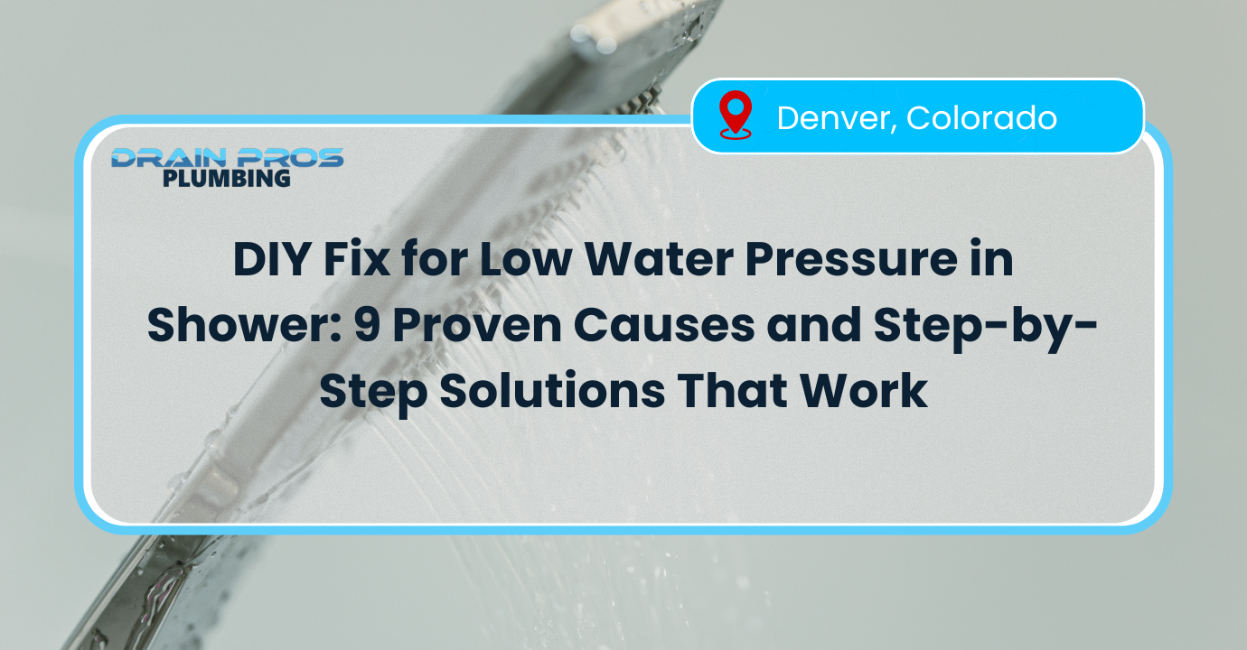 DIY Fix For Low Water Pressure In Shower
