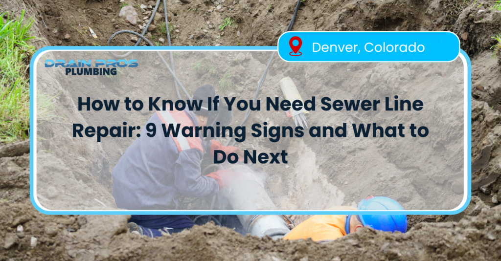 How To Know If You Need Sewer Line Repair