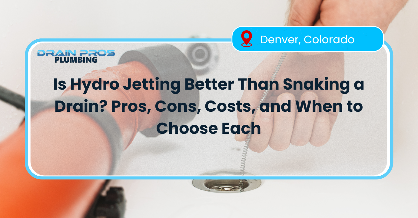 Is Hydro Jetting Better Than Snaking a Drain?