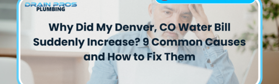 Why Did My Denver, CO Water Bill Suddenly Increase? 9 Common Causes and How to Fix Them