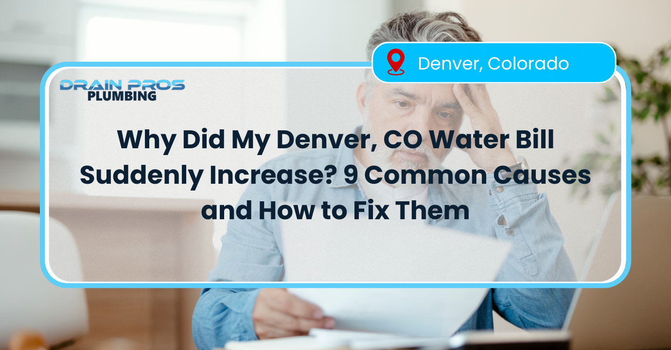 Why Did My Denver Water Bill Suddenly Increase?