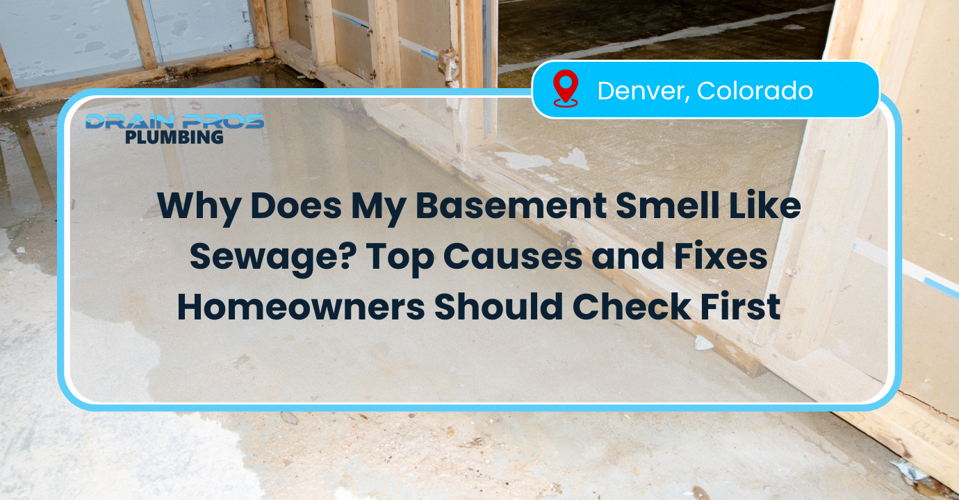 Why Does My Basement Smell Like Sewage?