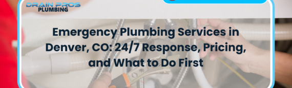 Emergency Plumbing Services in Denver, CO: 24/7 Response, Pricing, and What to Do First