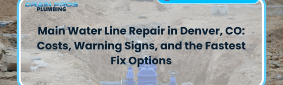 Main Water Line Repair in Denver, CO: Costs, Warning Signs, and the Fastest Fix Options