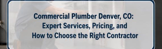 Commercial Plumber Denver, CO: Expert Services, Pricing, and How to Choose the Right Contractor