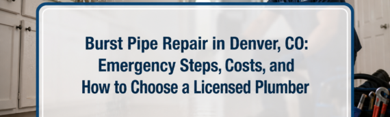 Burst Pipe Repair in Denver, CO: Emergency Steps, Costs, and How to Choose a Licensed Plumber