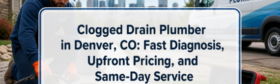 Clogged Drain Plumber in Denver, CO: Fast Diagnosis, Upfront Pricing, and Same-Day Service