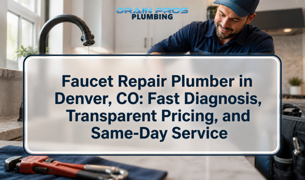 Faucet Repair Plumber in Denver, CO: Fast Diagnosis, Transparent Pricing, and Same-Day Service