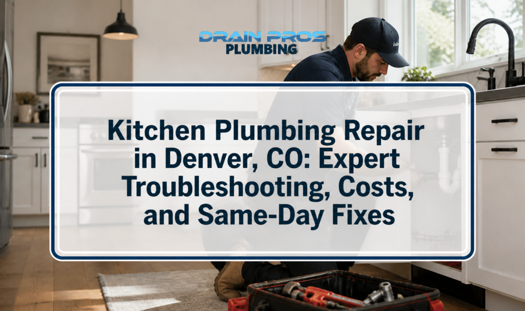 Kitchen Plumbing Repair in Denver, CO: Expert Troubleshooting, Costs, and Same-Day Fixes