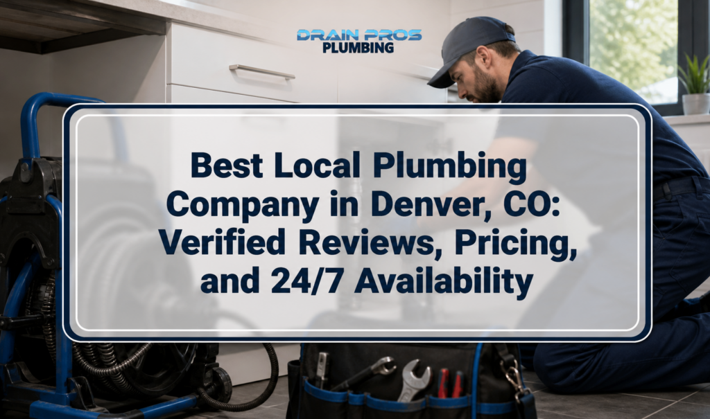 Best Local Plumbing Company in Denver, CO: Verified Reviews, Pricing, and 24/7 Availability