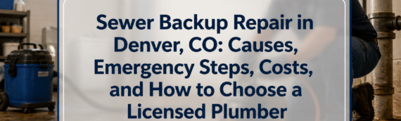 Sewer Backup Repair in Denver, CO: Causes, Emergency Steps, Costs, and How to Choose a Licensed Plumber