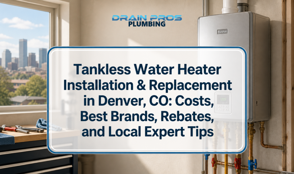 Tankless Water Heater Installation & Replacement in Denver, CO: Costs, Best Brands, Rebates, and Local Expert Tips