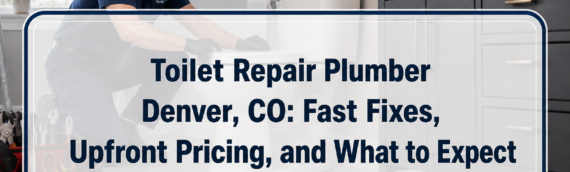 Toilet Repair Plumber Denver, CO: Fast Fixes, Upfront Pricing, and What to Expect