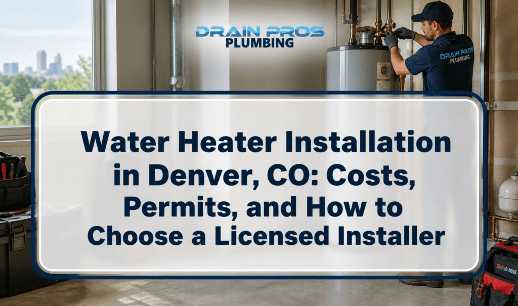 Water Heater Installation in Denver, CO: Costs, Permits, and How to Choose a Licensed Installer