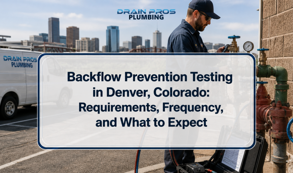 Backflow Prevention Testing in Denver, Colorado: Requirements, Frequency, and What to Expect
