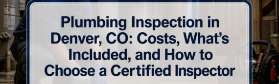 Plumbing Inspection in Denver, CO: Costs, What’s Included, and How to Choose a Certified Inspector