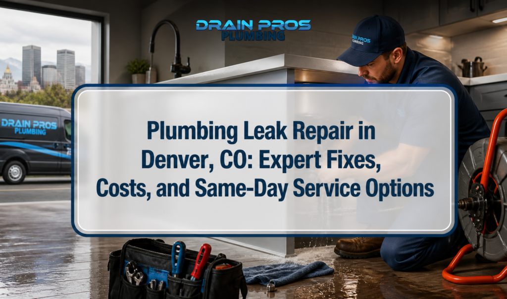 Plumbing Leak Repair in Denver, CO: Expert Fixes, Costs, and Same-Day Service Options