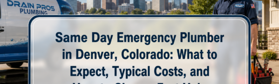 Same Day Emergency Plumber in Denver, Colorado: What to Expect, Typical Costs, and How to Choose Fast Help