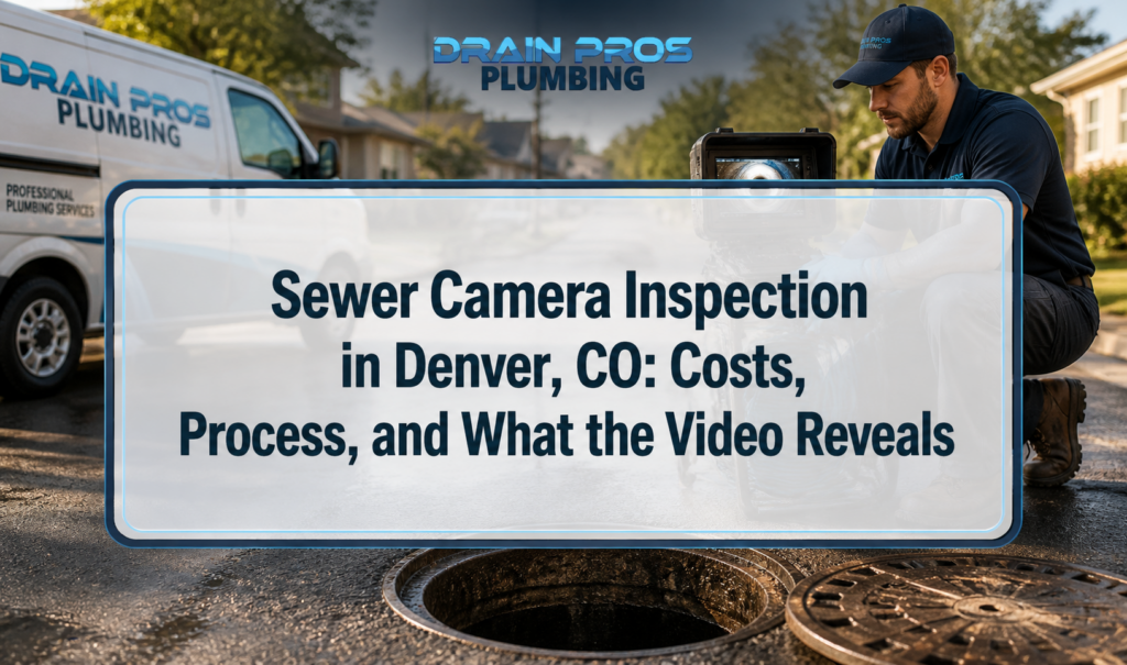Sewer Camera Inspection in Denver, CO: Costs, Process, and What the Video Reveals